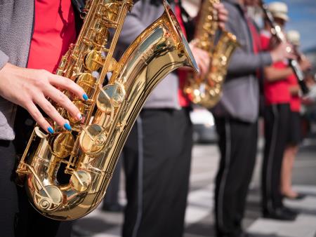 Izjemen obisk zaznamoval 50. Dneve narodnih noš in oblačilne dediščine v Kamniku (Blaž T. Muc)  (3)
